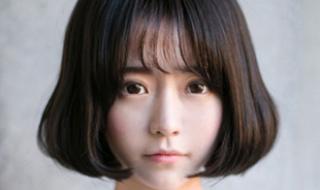 没有刘海的短发发型